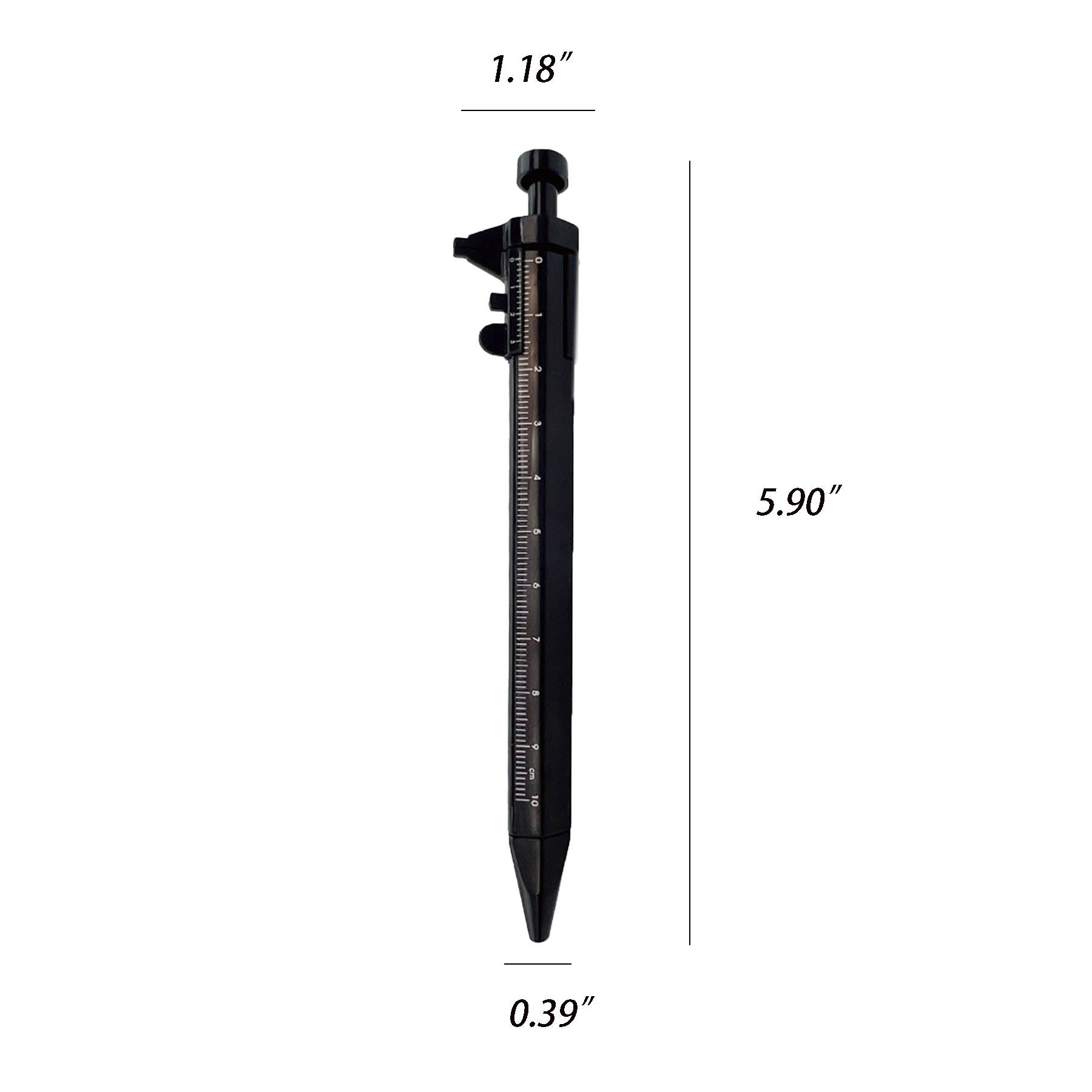 2-In-1 Ballpoint Pen With Caliper