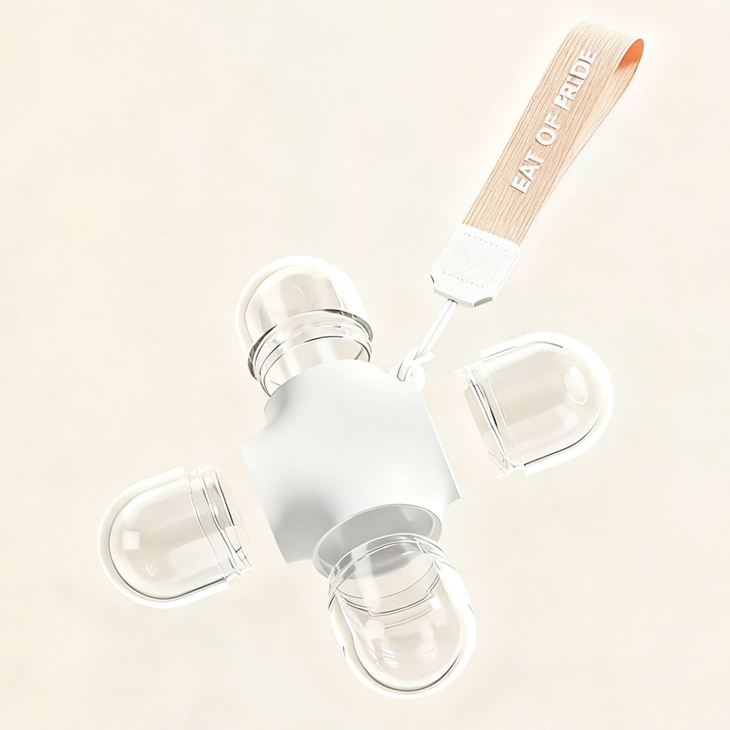 Moisture-proof Four Compartment Capsule Pill Box Dispenser