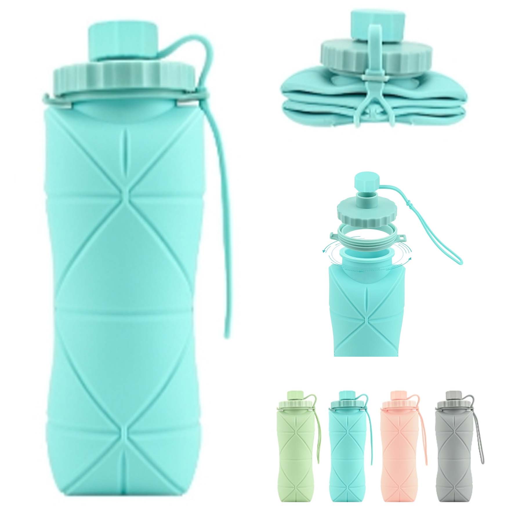 21 Oz Foldable Sports Water Cup