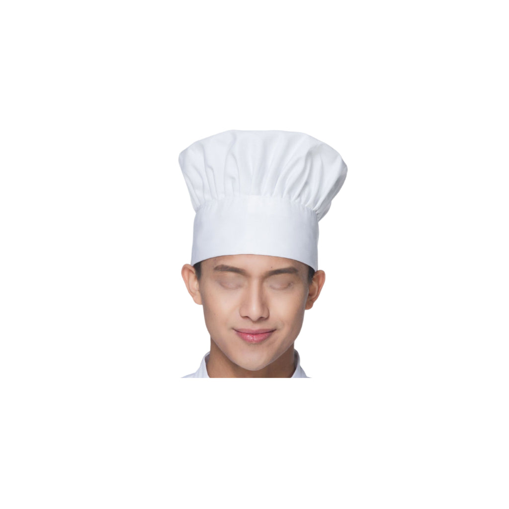 Chef Hat For Adult Elastic Band Adjustable Kitchen Baker Cap