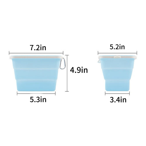 50 Oz Silicone Foldable Safe Box