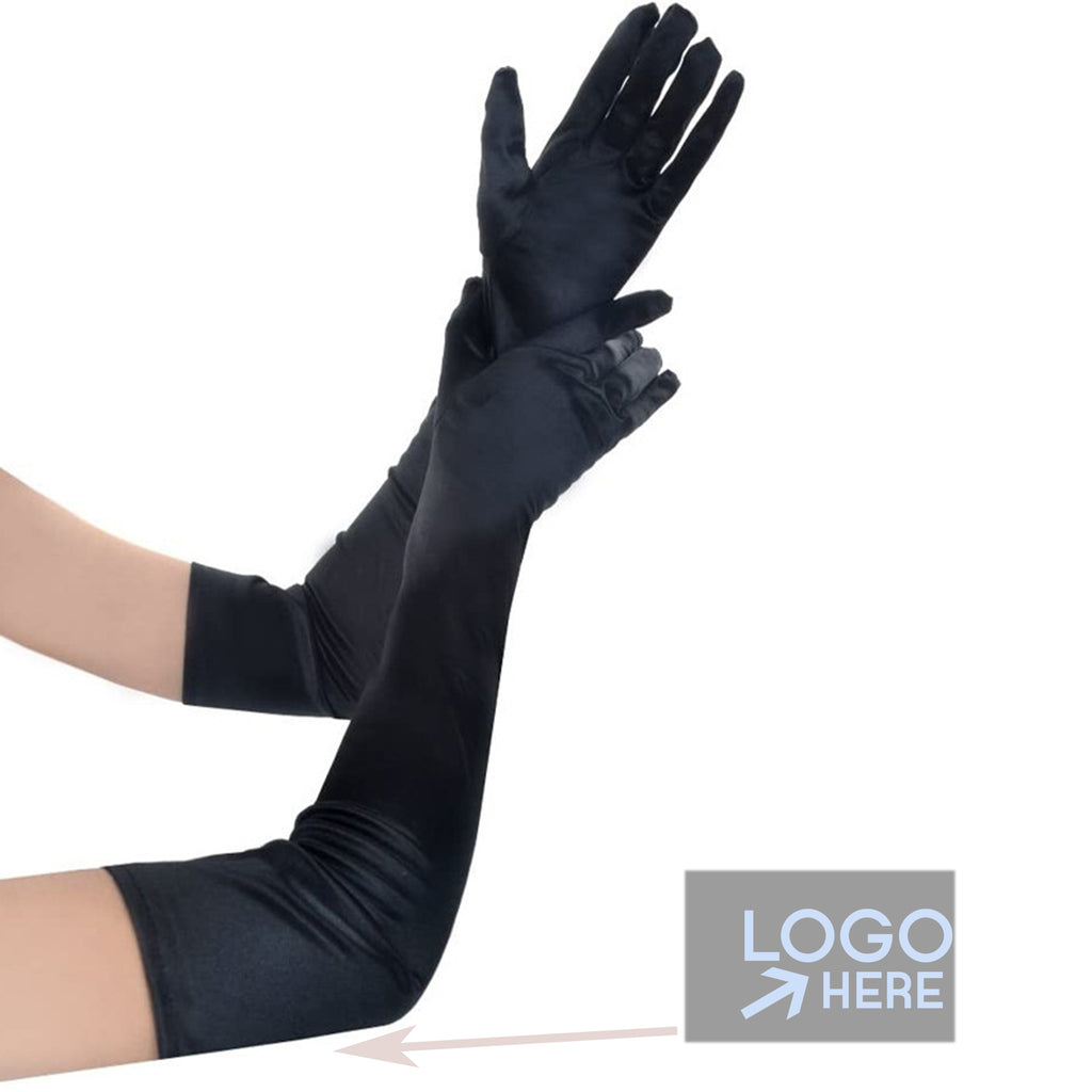 Bridal Dance Long Satin Elbow-Length Gloves