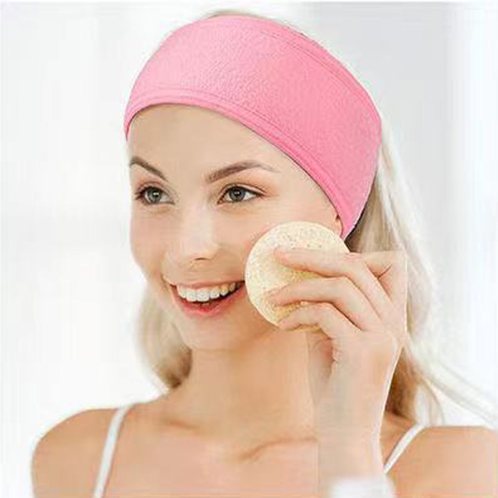 Soft Face Washing Velcro Headband