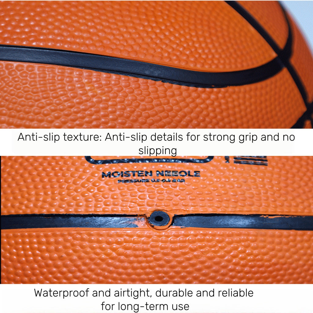 Size 7 Wear-Resistant Rubber Basketball