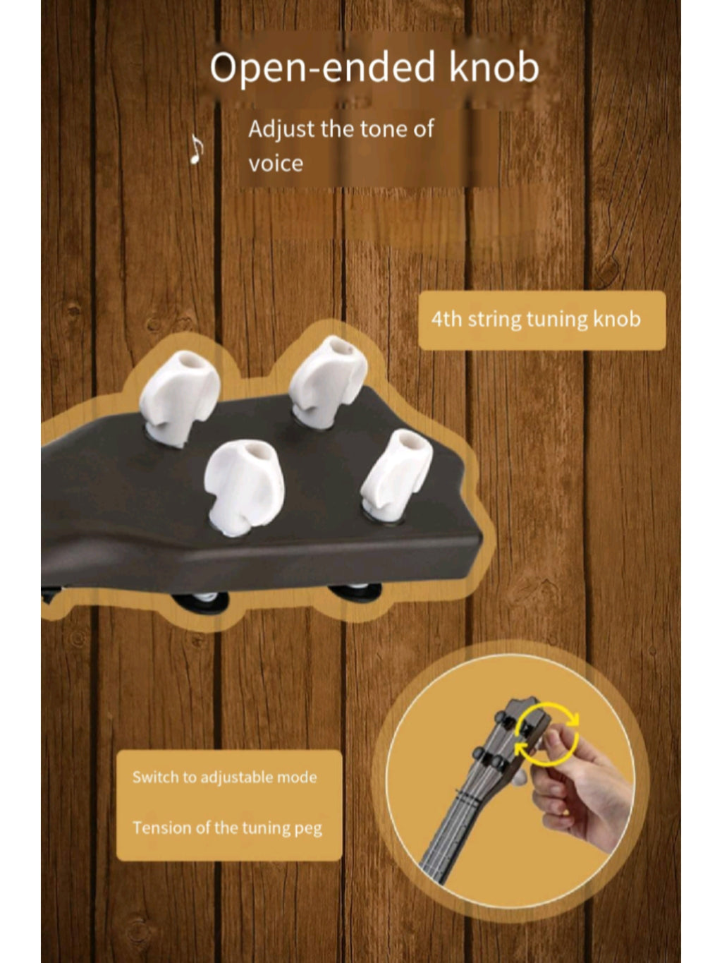 Toddler Ukulele Toy Guitar For Kids Ages 3 To 5 STEAM Gift