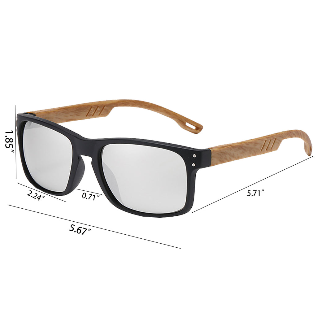 Square Wooden Sunglasses