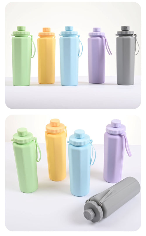 20 Oz Collapsible Silicone Water Bottle