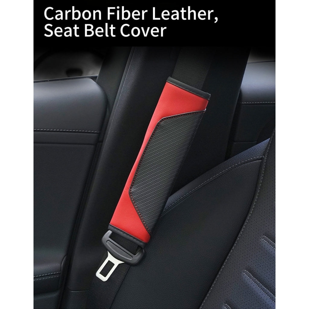 Leather Car Seat Belt Cover