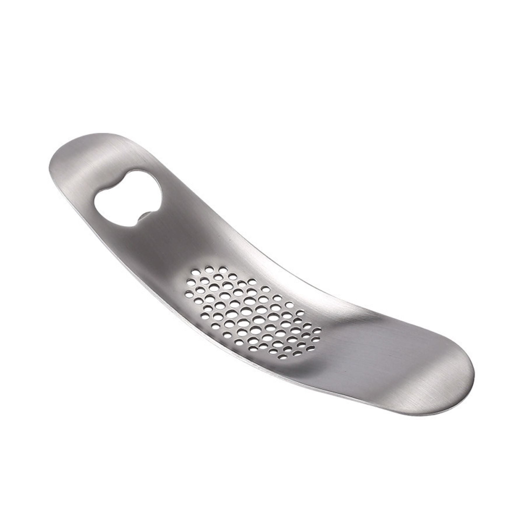 Stainless Steel Boat Shaped Garlic Crusher Bottle Opener