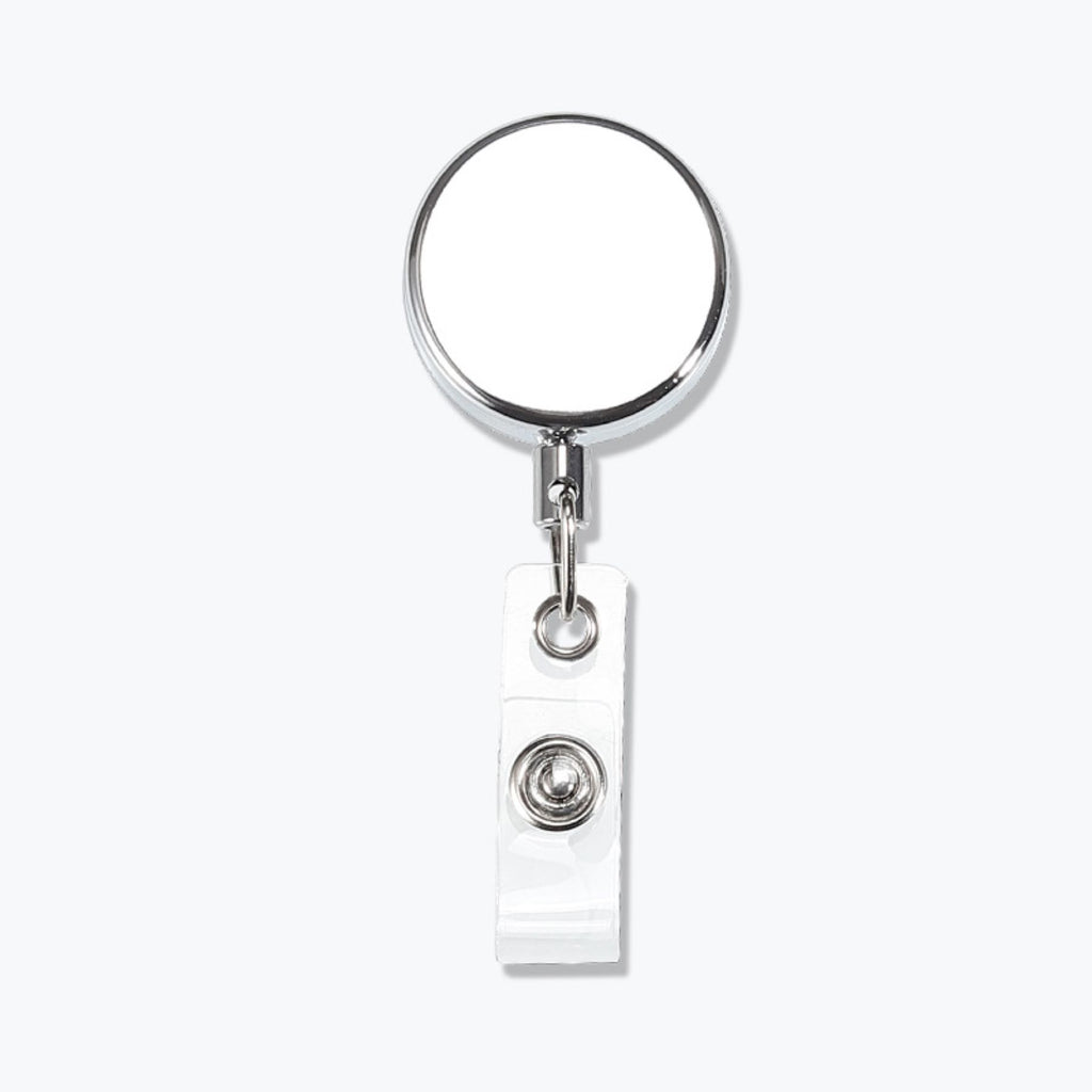 Metal Flat Retractable Badge Reel