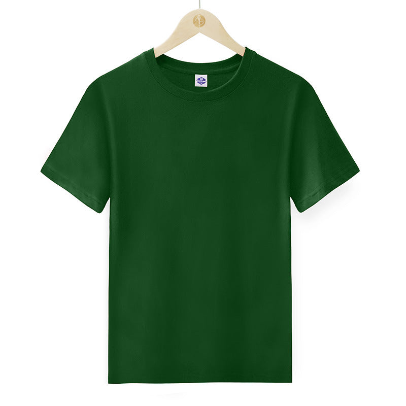 Cotton Round Neck Short Sleeved Men's T-shirt With Half Sleeves