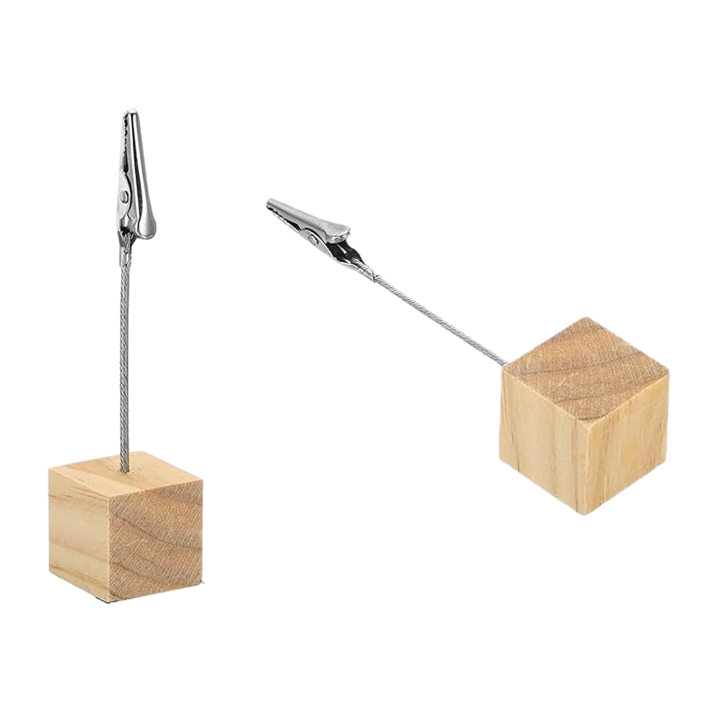 Photo Clip With Wooden Base