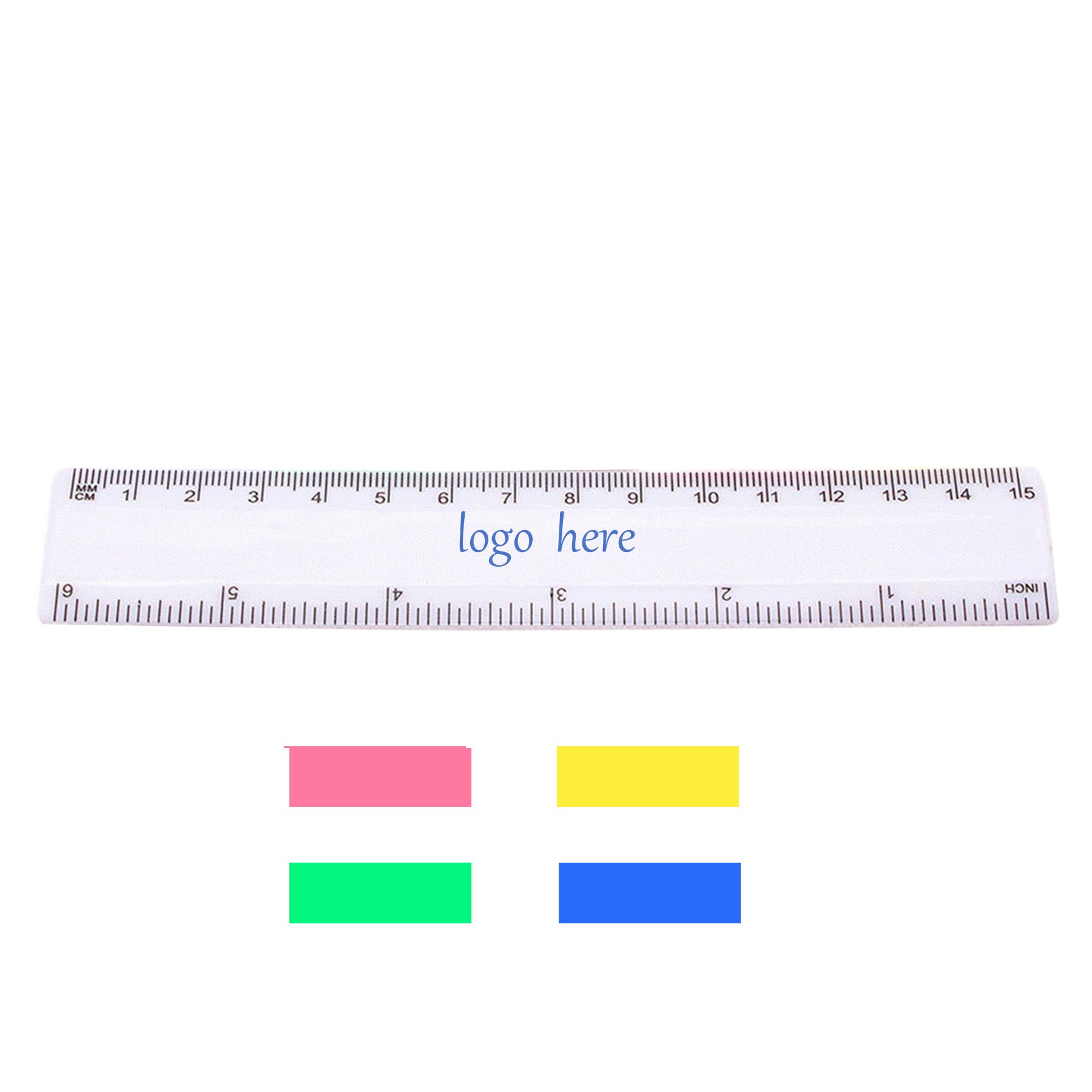 Small PS Plastic Translucent Tool Ruler