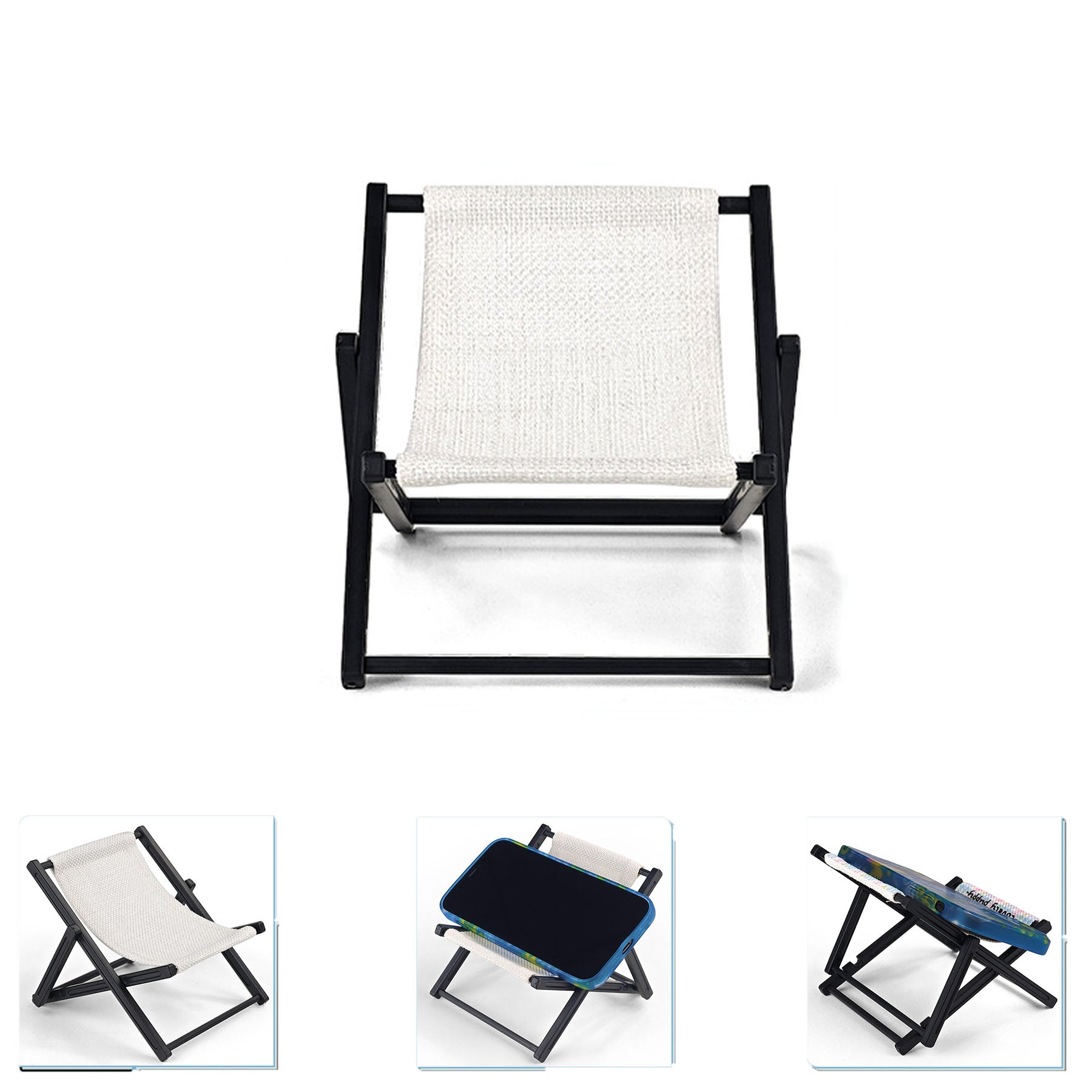 Lazy Beach Chair Cell Phone Holder