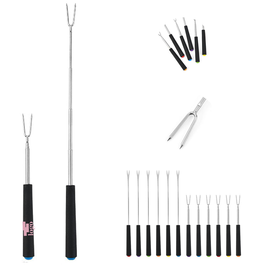 Outdoor Portable Telescopic Barbecue Fork