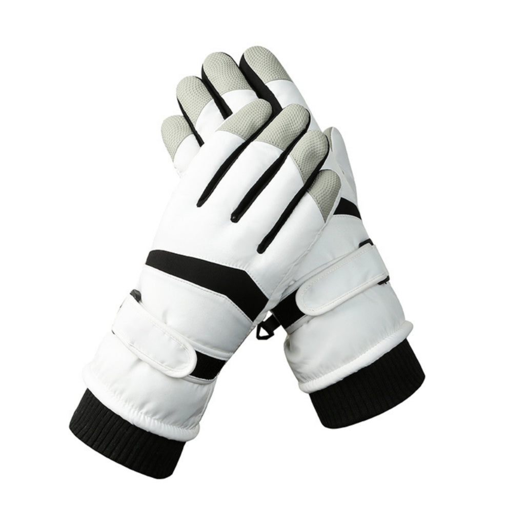 Ski Gloves Ten Finger Touchscreen Grip Tech Cashmere Lined
