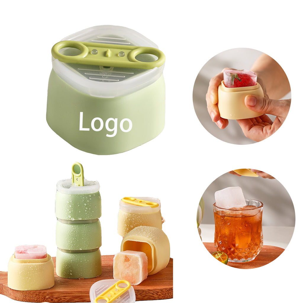 Press-Type Square Ice Cube Mold
