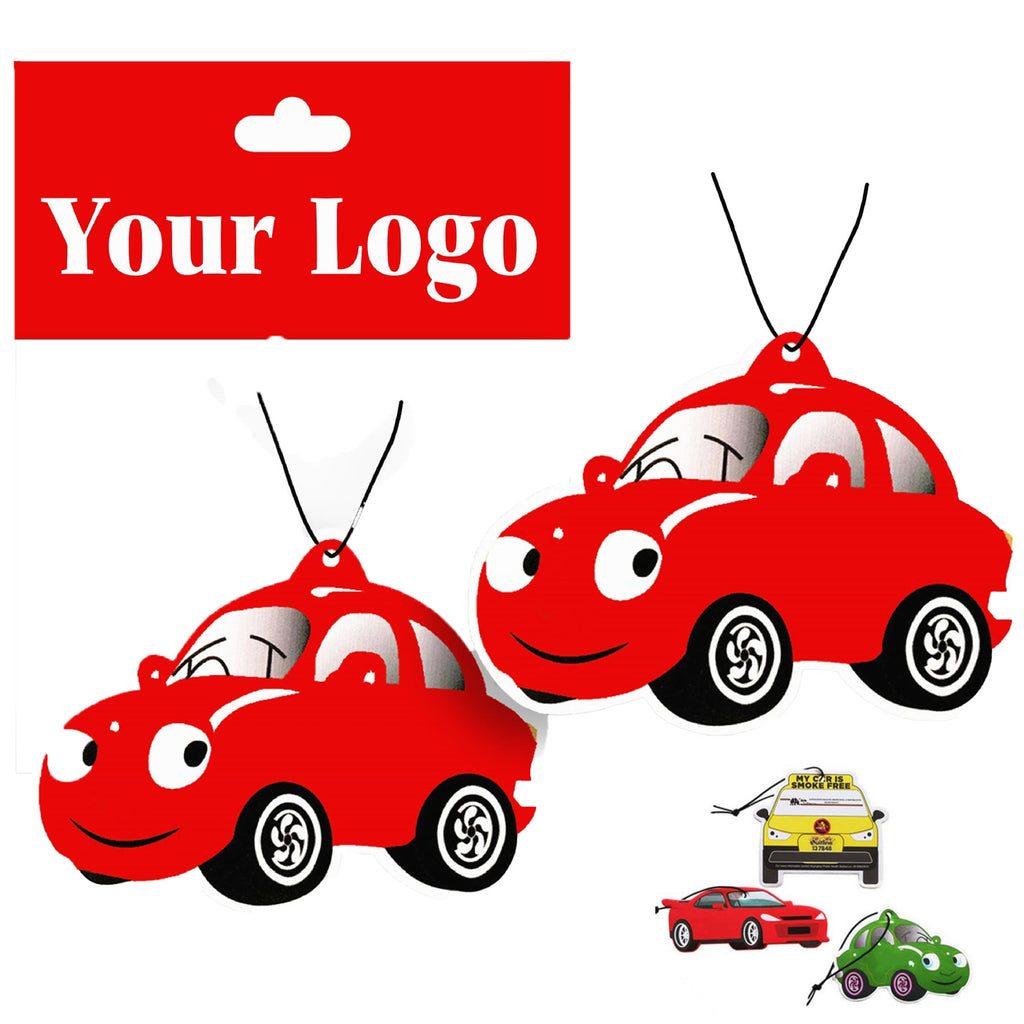 Car Shape Full Color Printed Air Freshener up to 10 sq inches