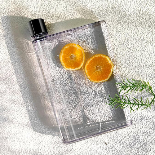 14Oz A5 Paper Size Slim Flat Water Bottle