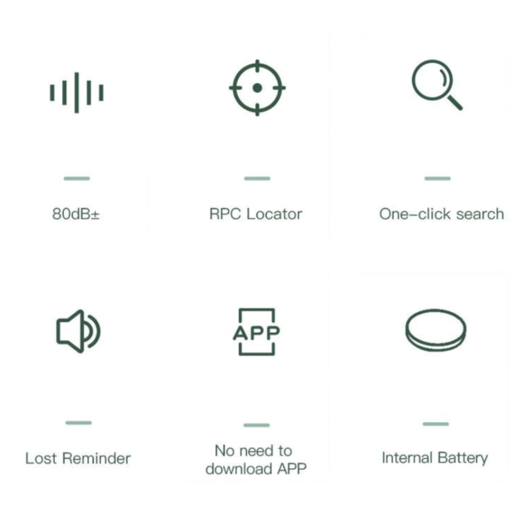 Round Bluetooth Anti - lost Device