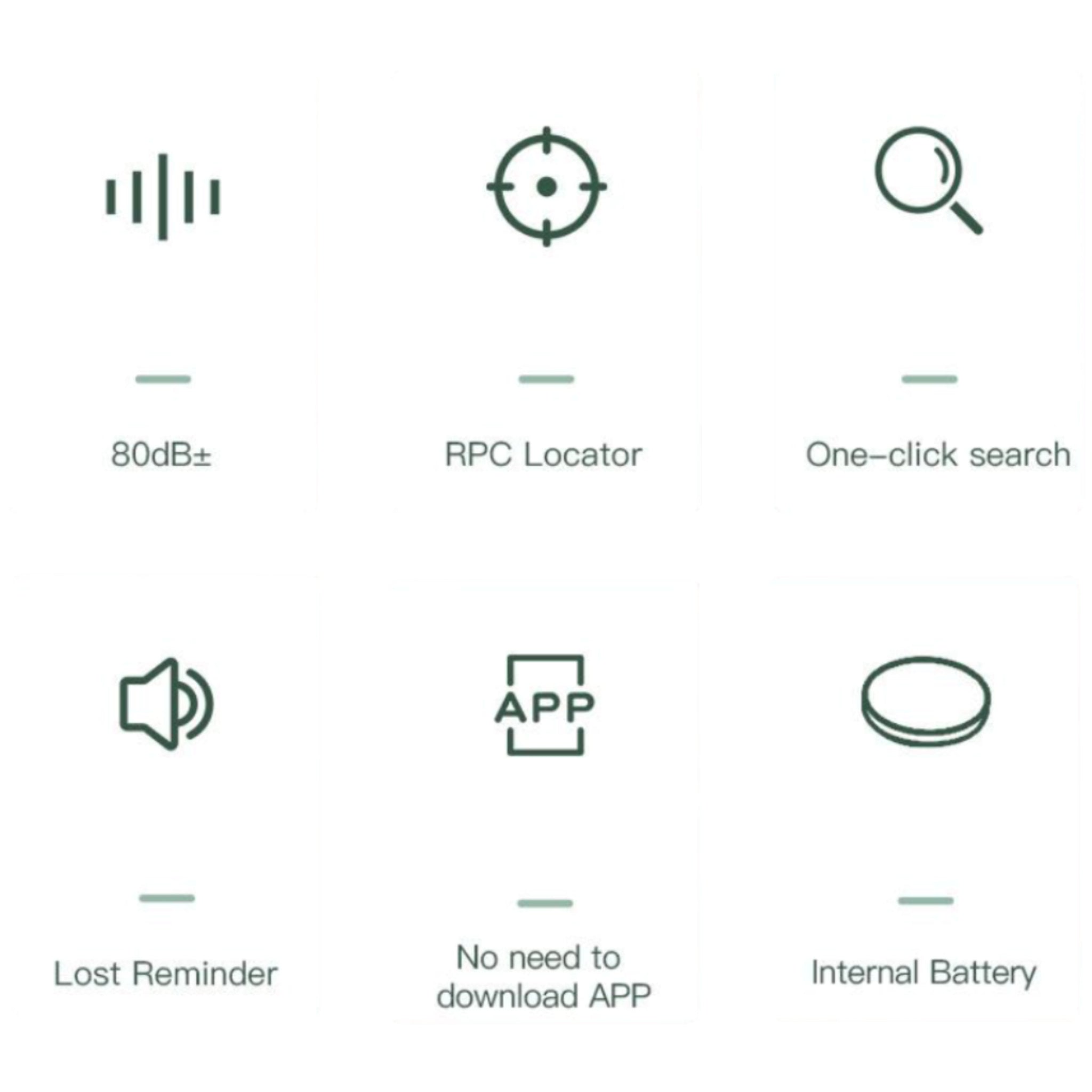 Round Bluetooth Anti - lost Device
