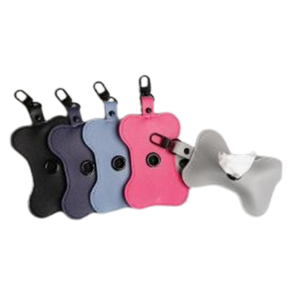 Leather Dog Poop Bag Holder