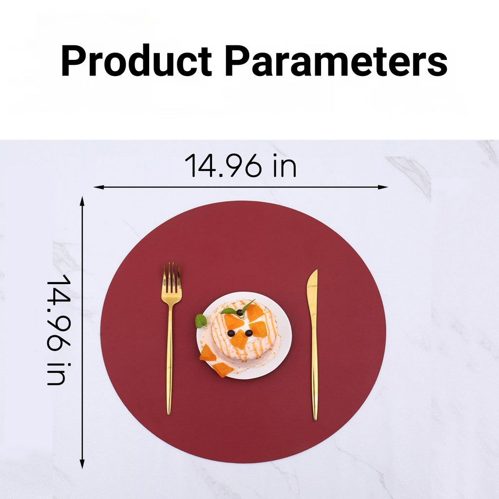 Round Minimalist Heat Insulated Placemat