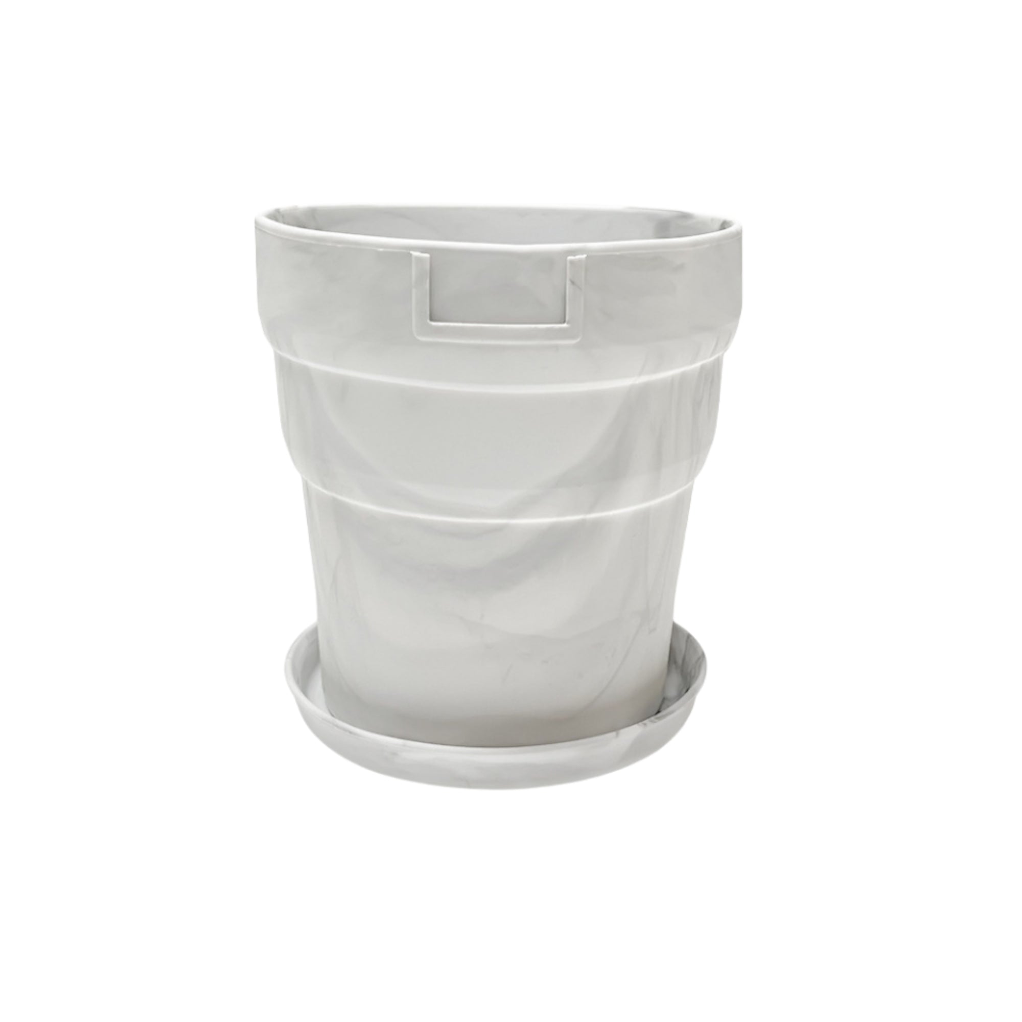 New Style Eco-Friendly Silicone Anti-Drop Folding Flower Pot With A Tray
