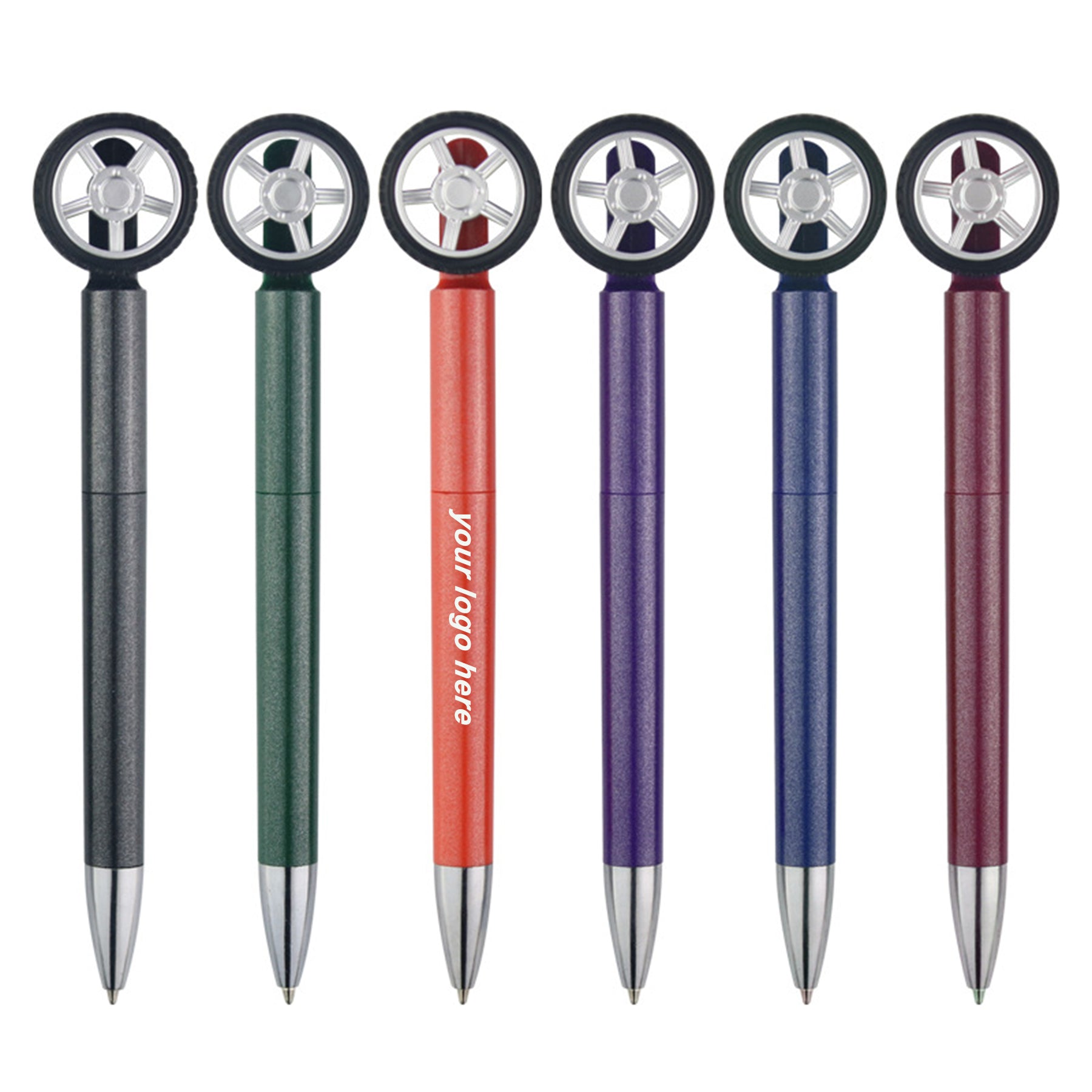 Tire Shaped Rotating Ballpoint Pen