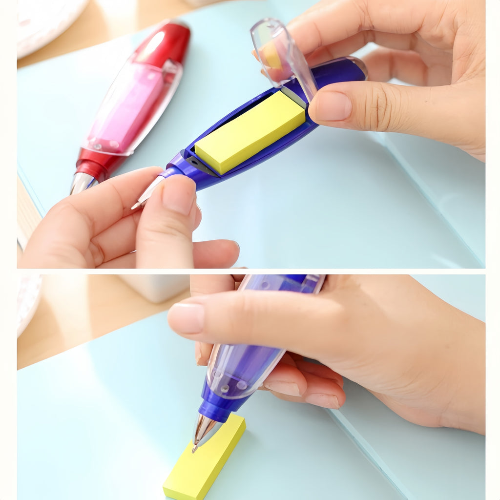 Led Pen With Sticky Notes