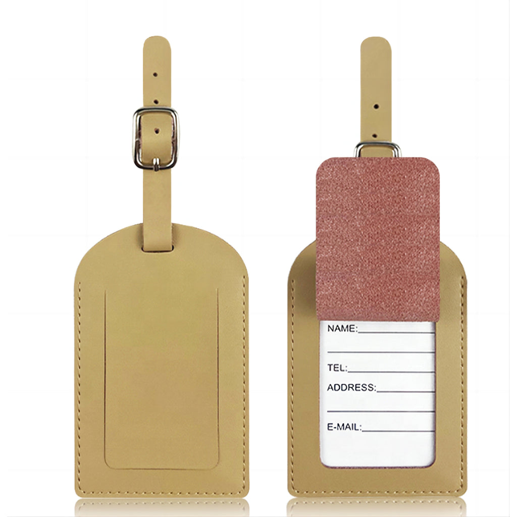 Custom Leather Luggage Tag