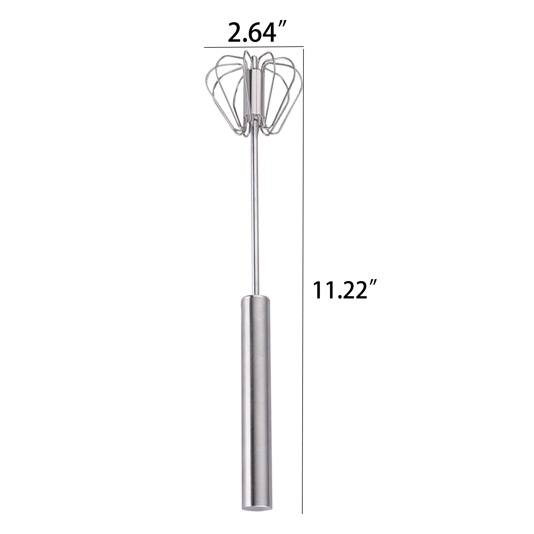 Stainless Steel Semi-Automatic Egg Beater