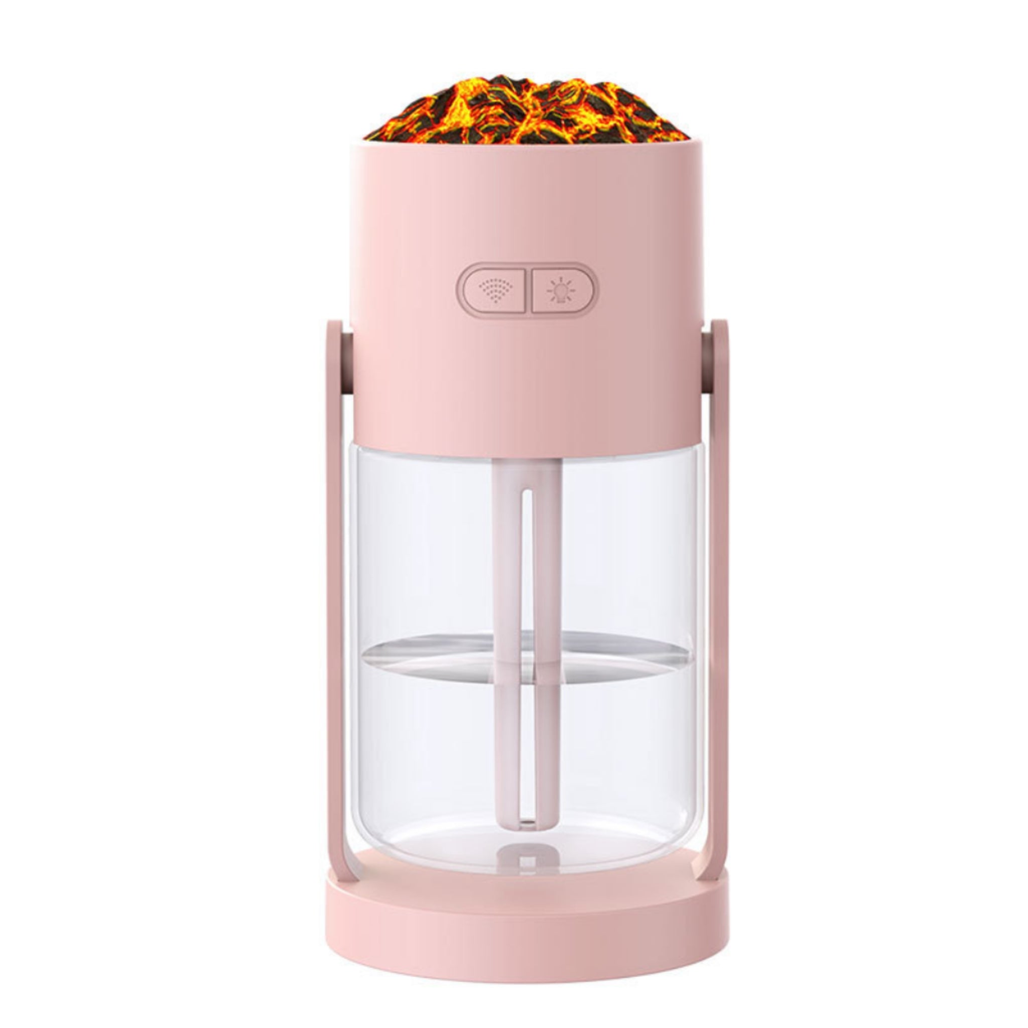 USB Car Cup Humidifier Quiet 7Color Volcano Diffuser
