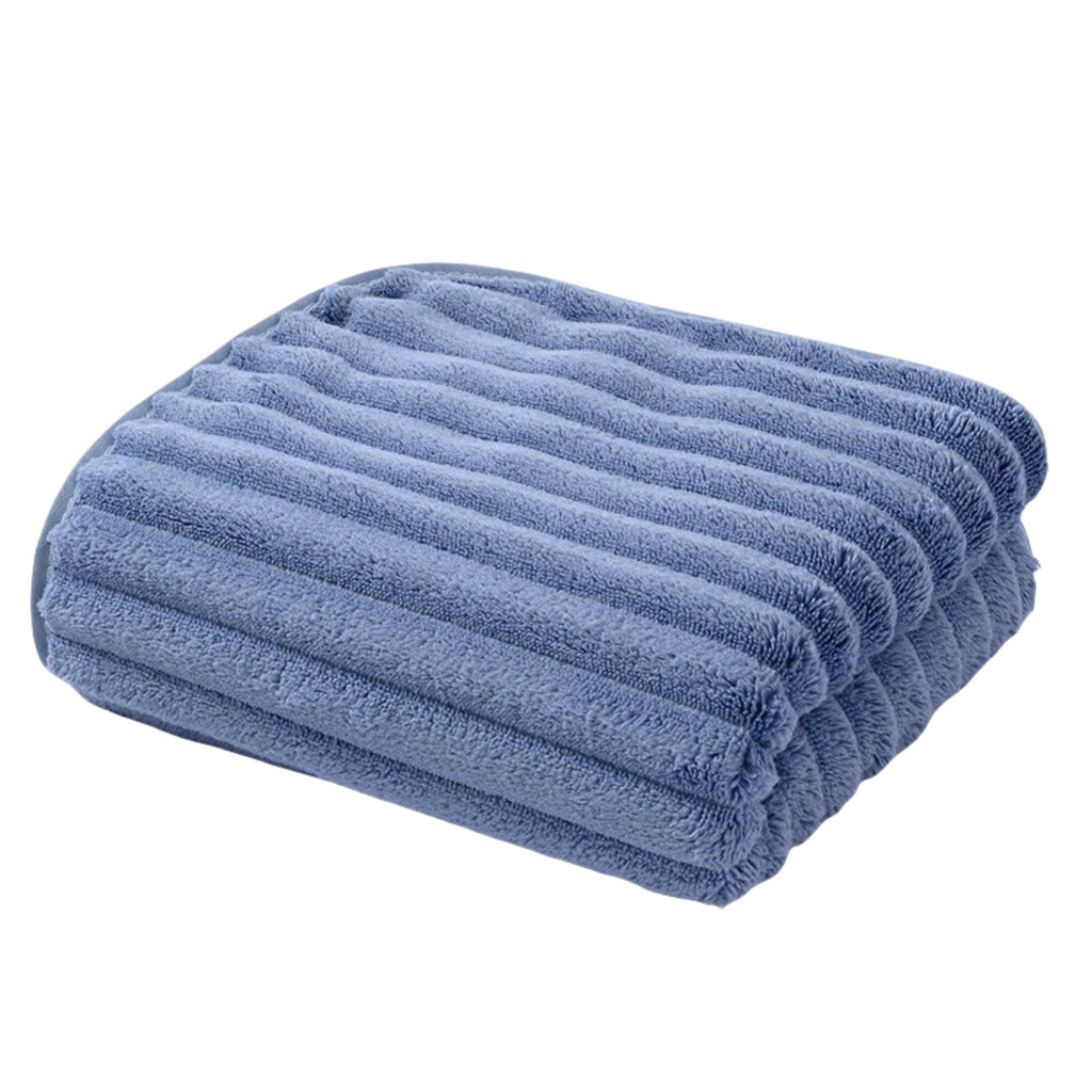 Coral Velvet Bath Towel