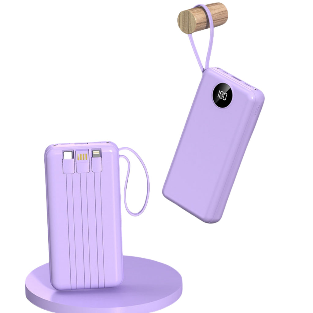 20000Mah Portable 4-Way Output Lcd Display Power Bank