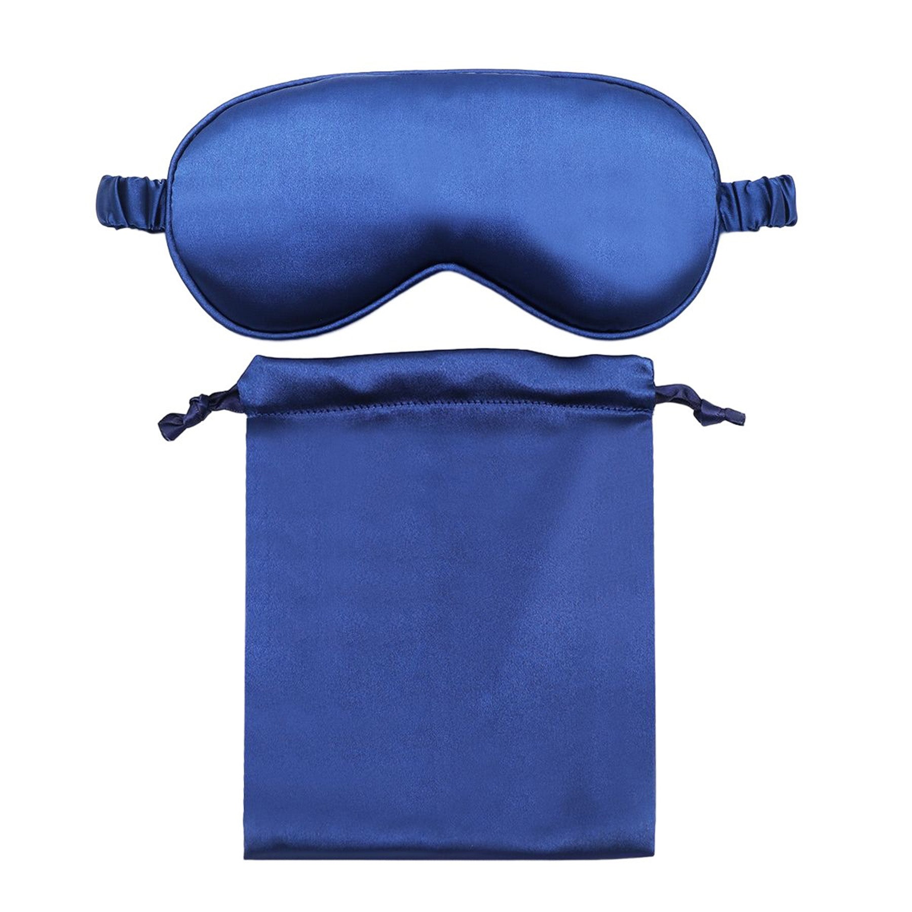 Satin Fabric Sleep Eye Mask With Pouch
