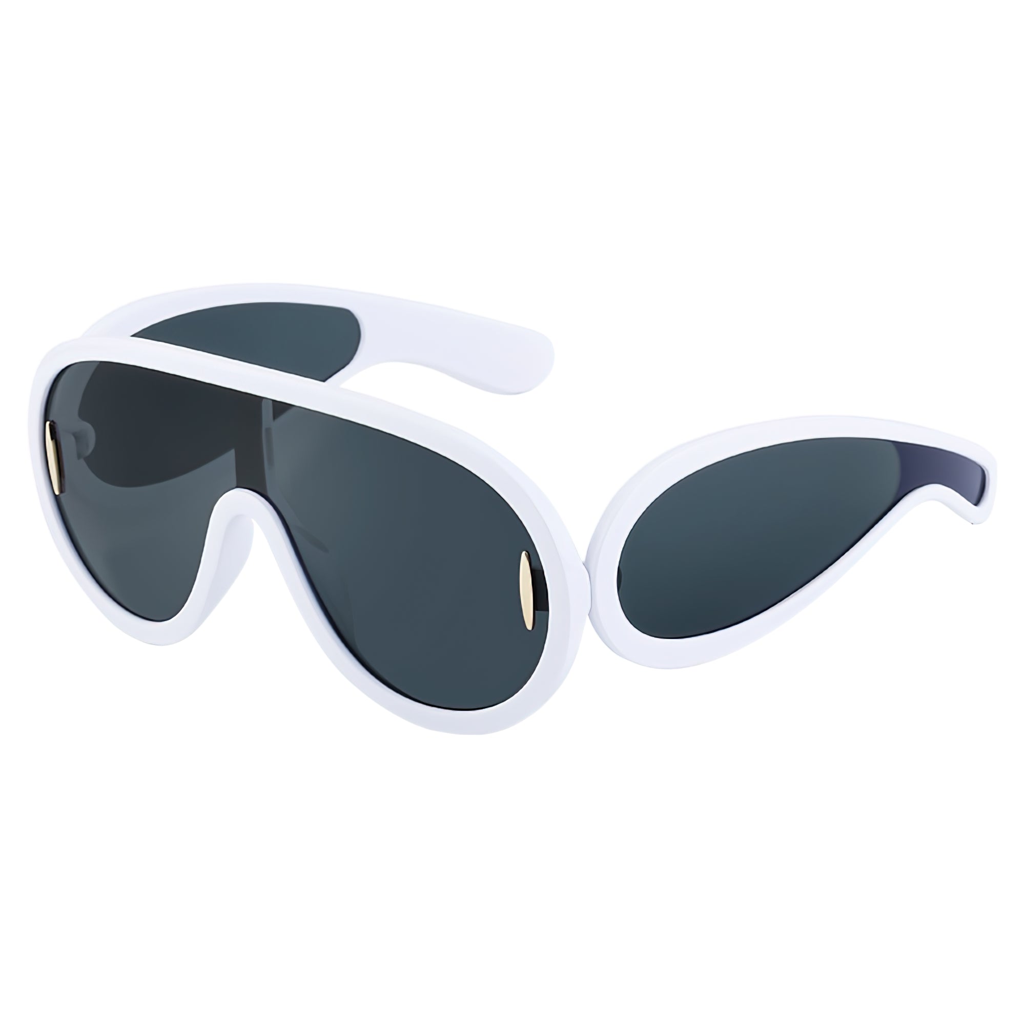 Mask Sunglasses Trendy Futuristic Shield Sun Glasses Uv400