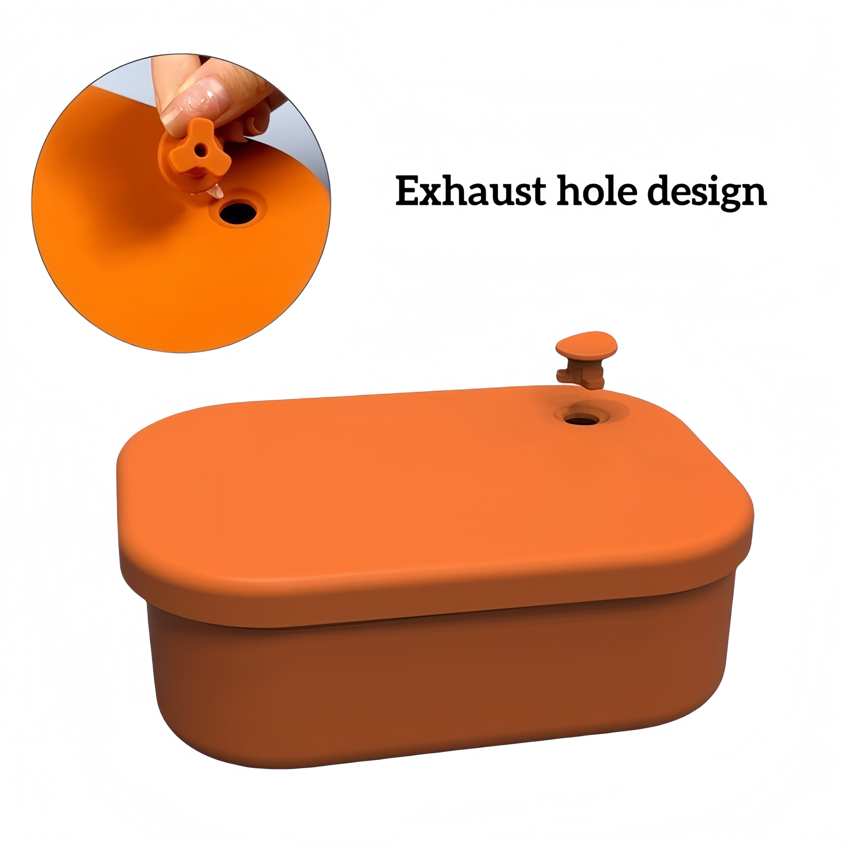 Square Silicone Student Lunch Box