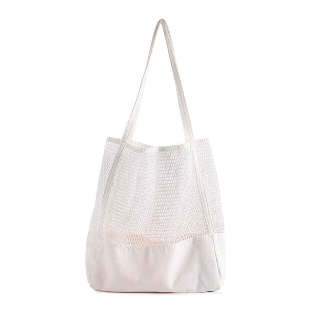 Canvas Mesh Shopping Bag