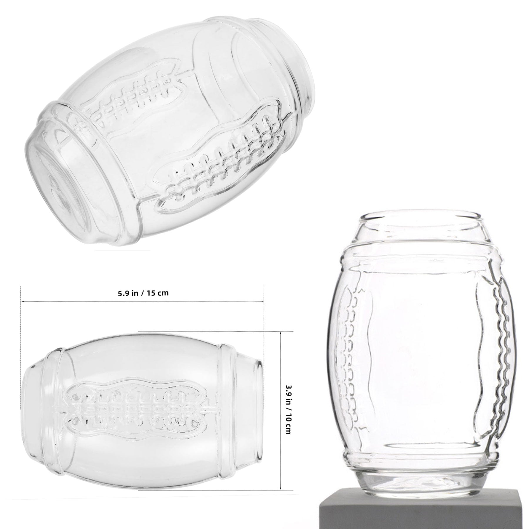 Football Beer Glass