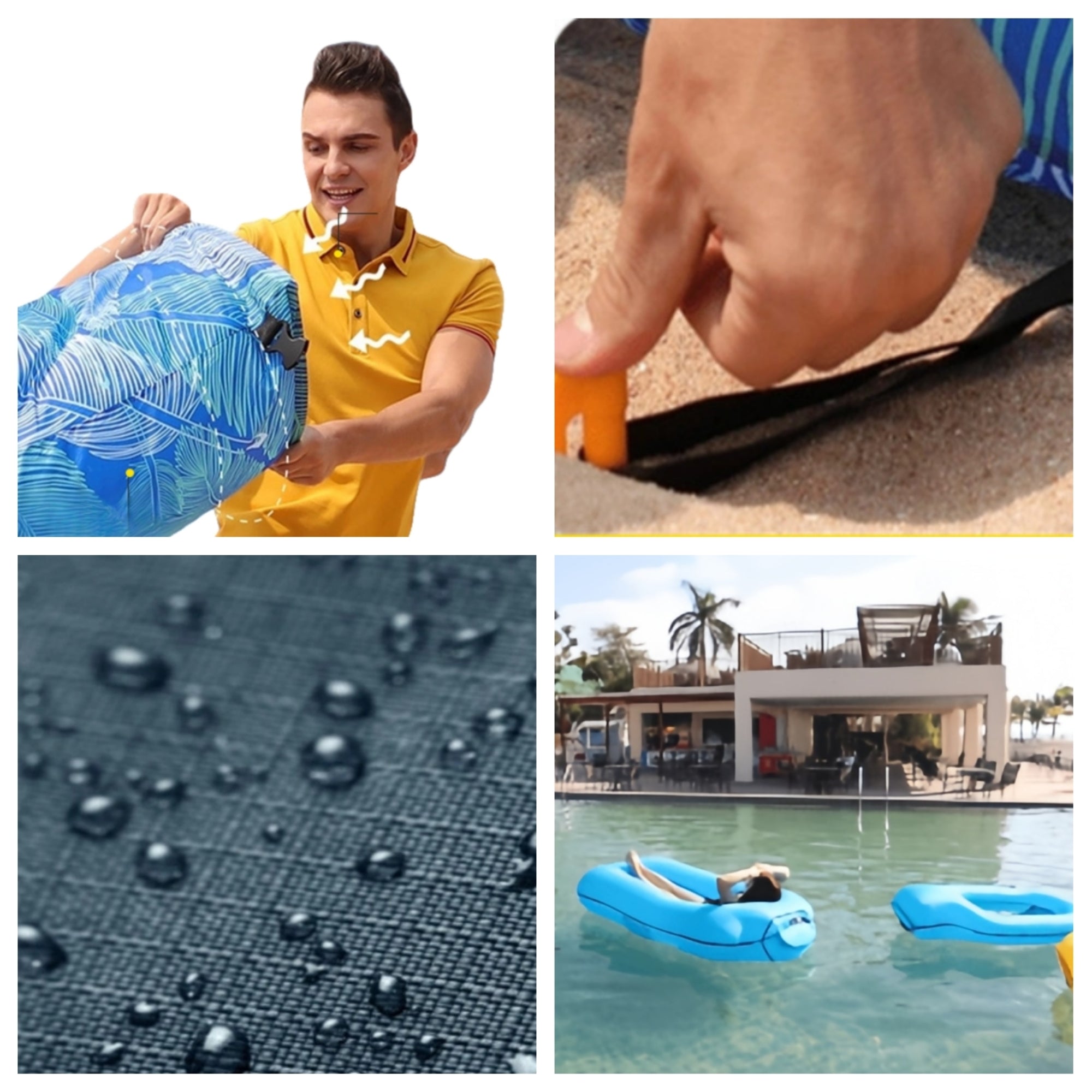 Amphibious Lazy Inflatable Bed