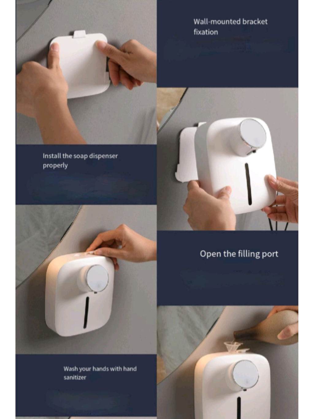 Automatic Touchless Wall Mount Soap Dispenser