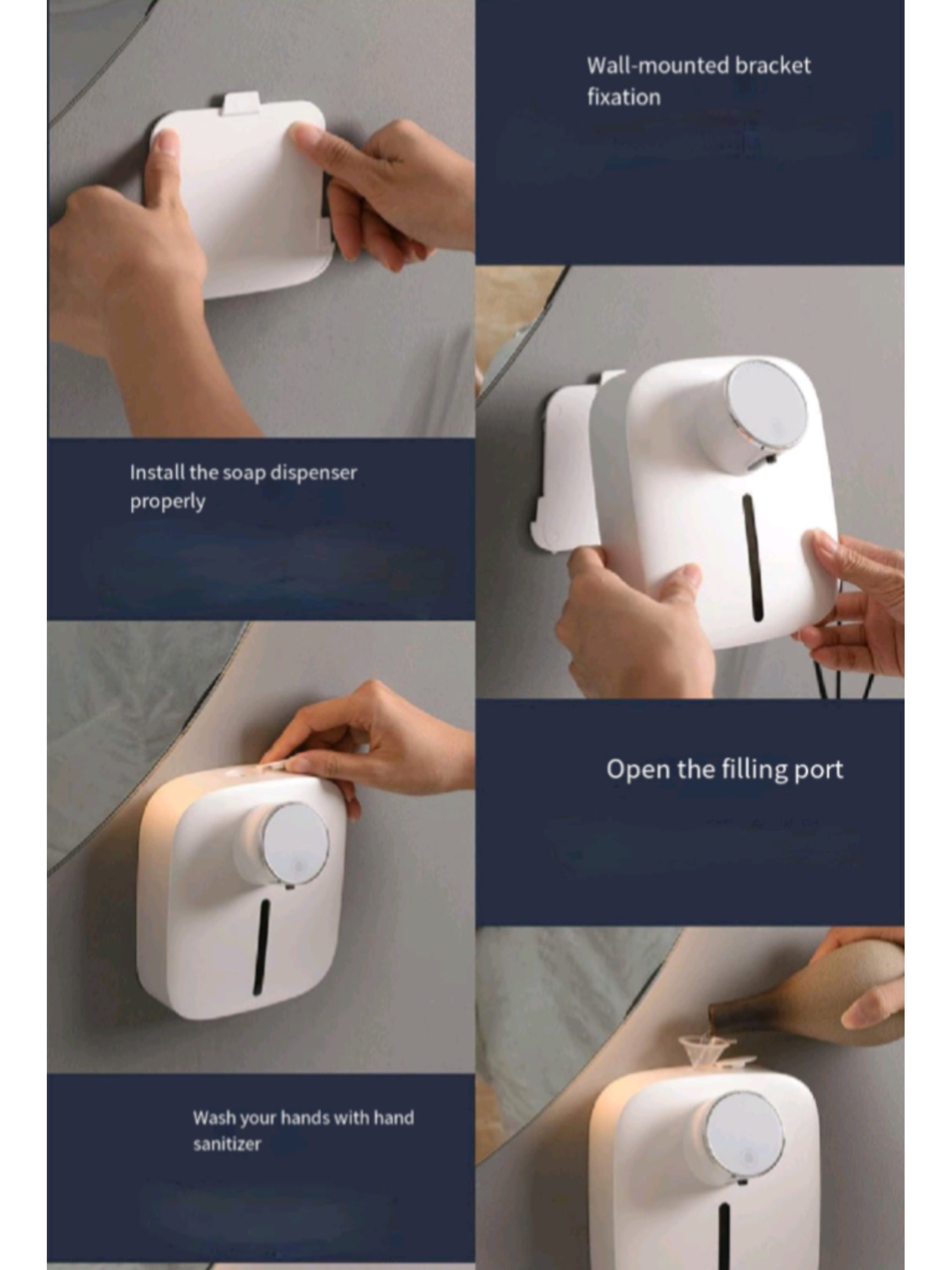 Automatic Touchless Wall Mount Soap Dispenser