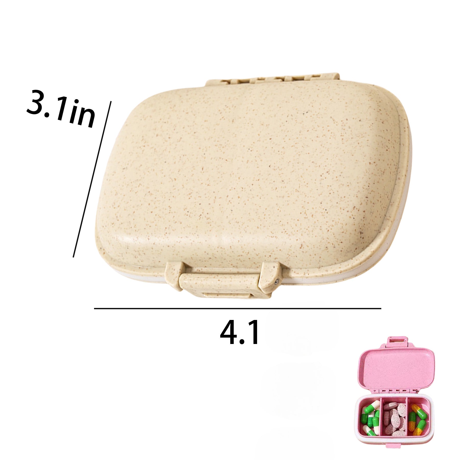 Wheat Straw Pill Box