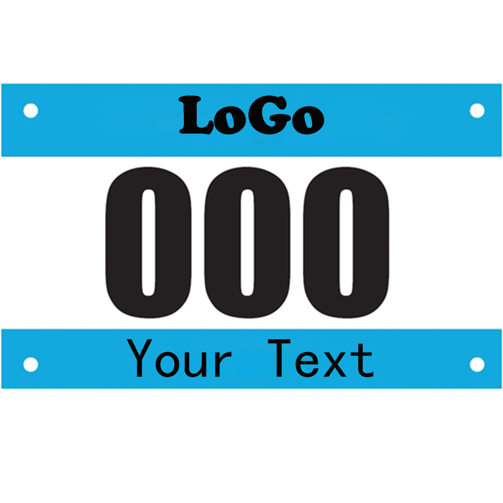 Tyvek Number Plate Games Competition Number Bibs