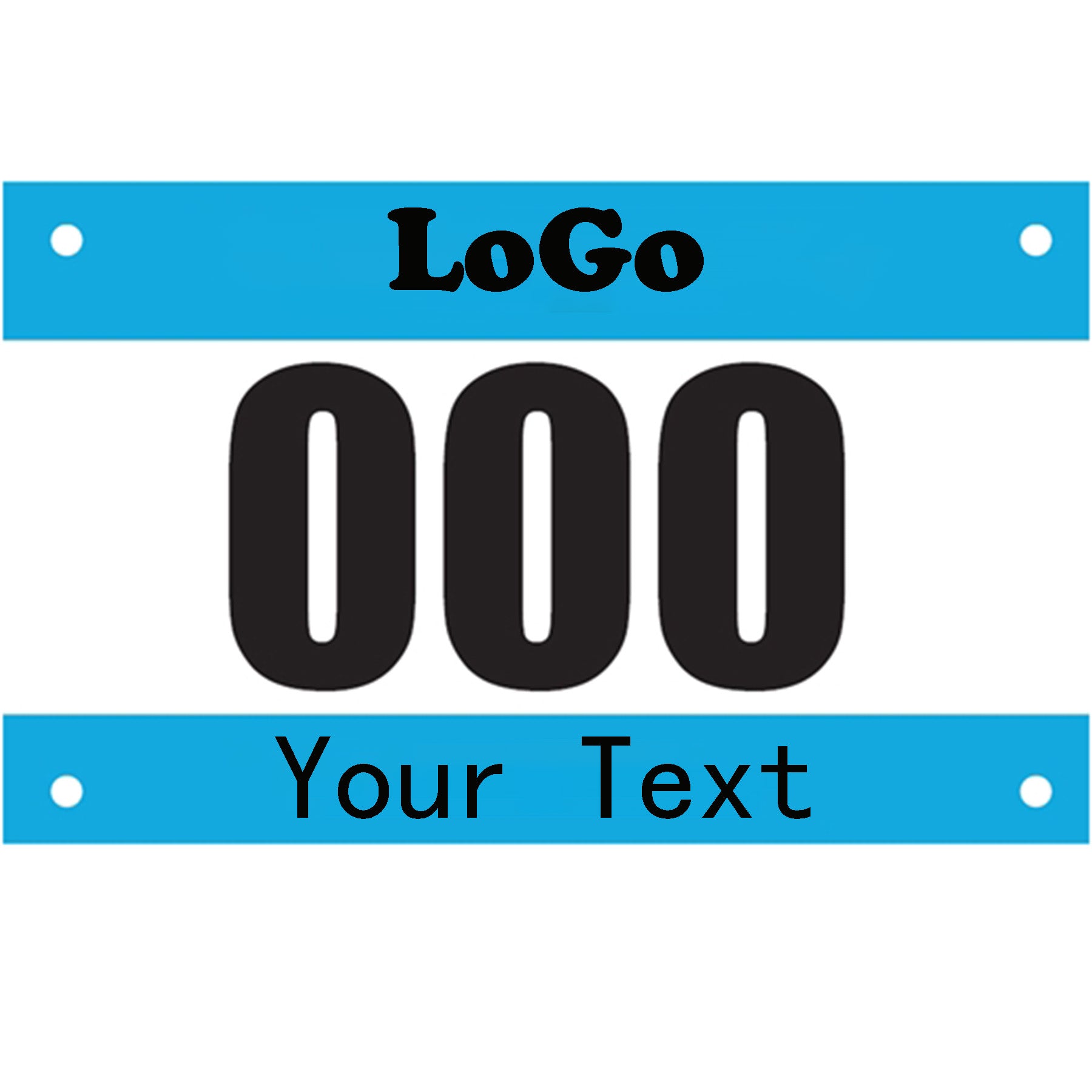 Tyvek Number Plate Games Competition Number Bibs