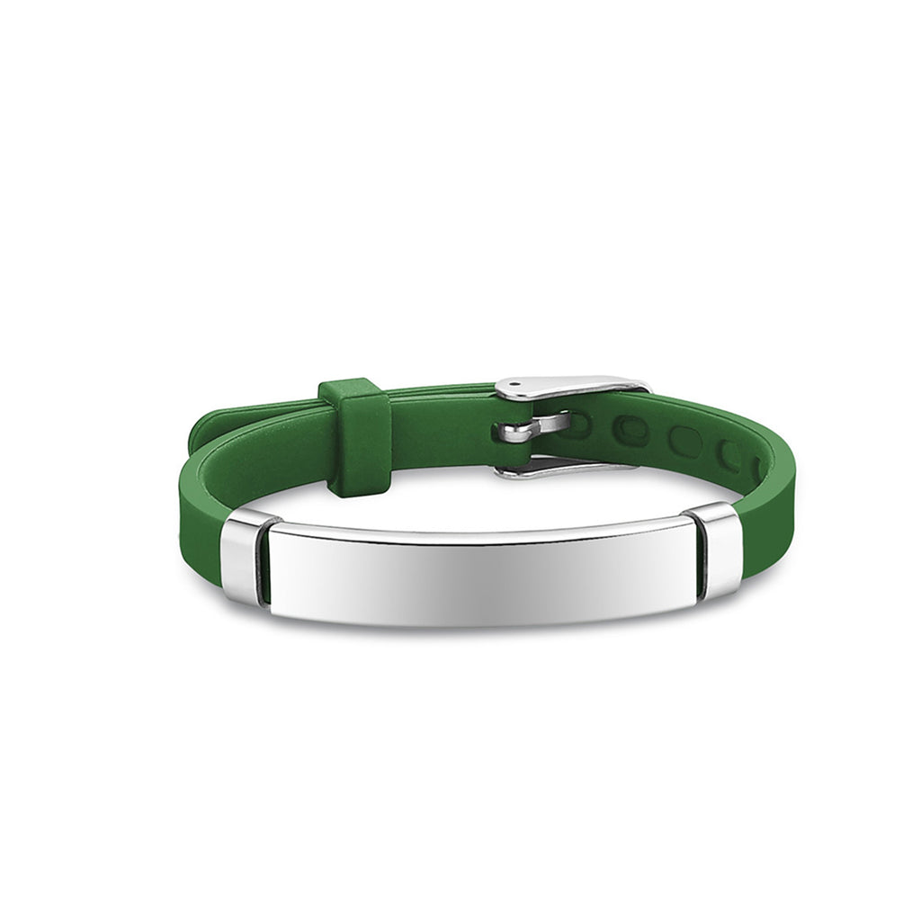 Children's Anti-Loss Multi-Color Titanium Steel Silicone Wristband