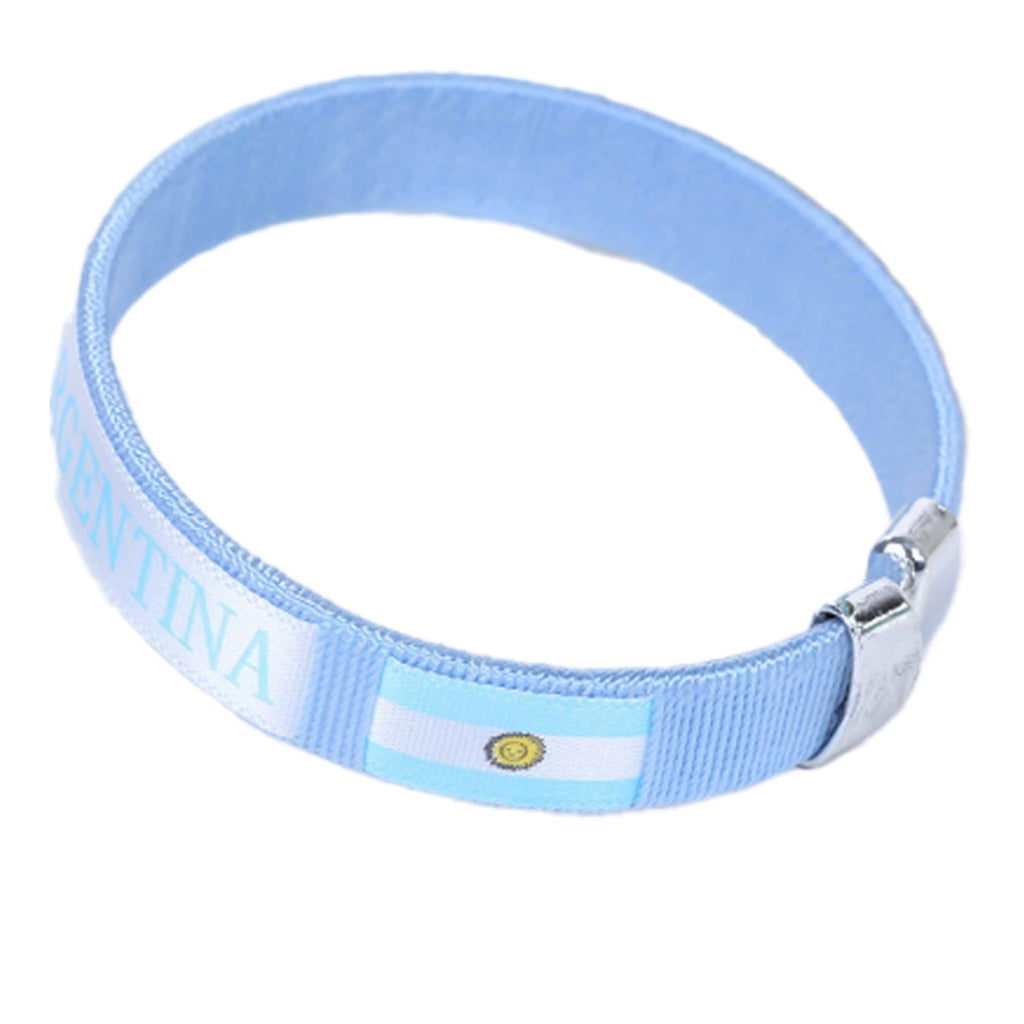 Plastic World Cup Flag Bracelet Fan Wristband for Football