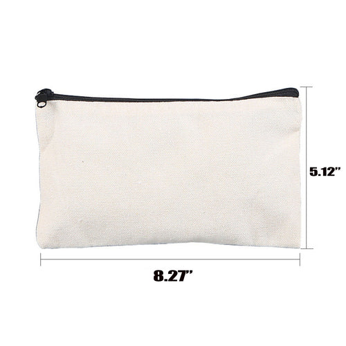 Blank Diy Canvas Pencil Case