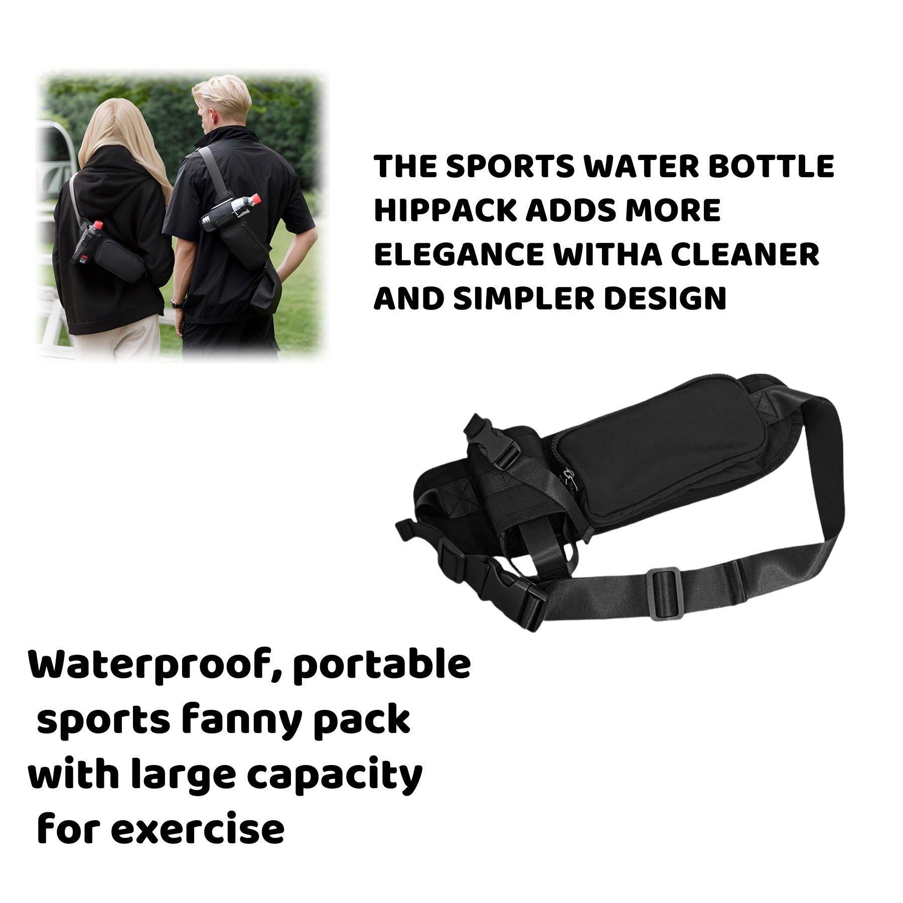 Large-Capacity Sports Fanny Pack
